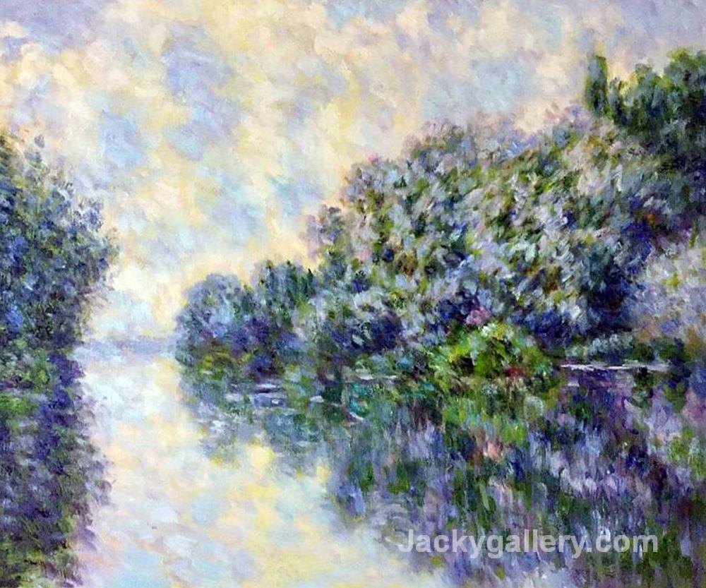 The Seine near Giverny II by Claude Monet paintings reproduction